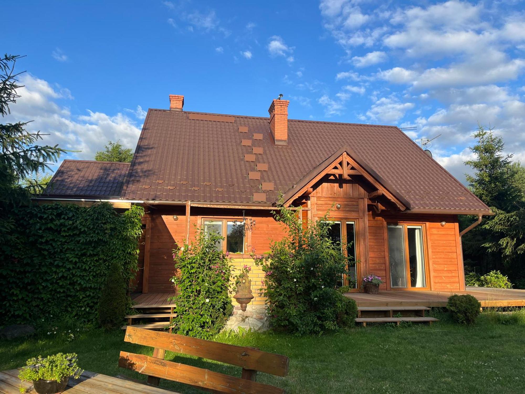 Drewniany Dom W Cudownej Okolicy "Twoja Ostoja" Villa Brusy Dış mekan fotoğraf